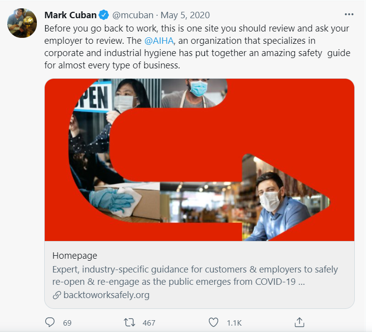 Mark Cuban May 5 2020